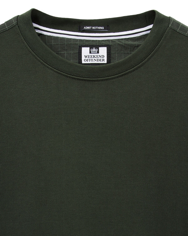 Plus Size - F Bomb Sweatshirt Black Forest Green