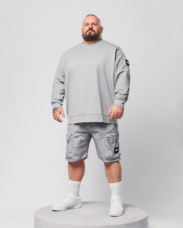 Plus Size – F Bomb Sweatshirt, Rauchgrau