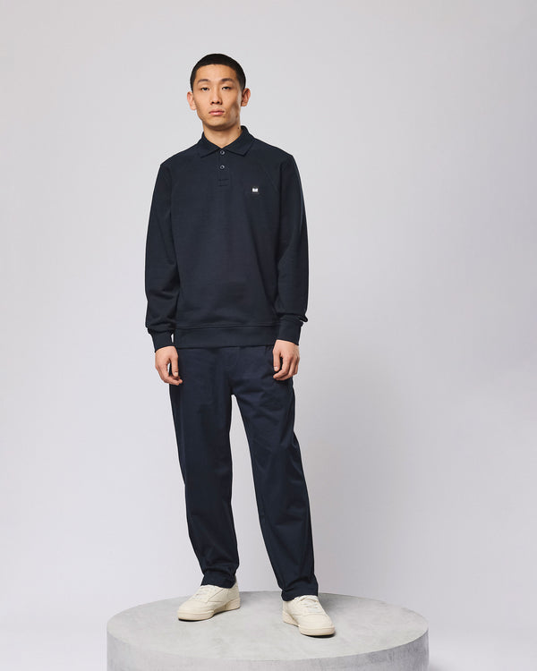 Azrou Polo Sweatshirt Navy