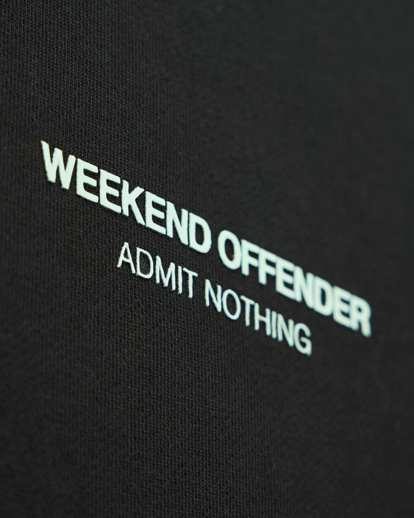 Raval Sweatshirt Black/Amazonite Green