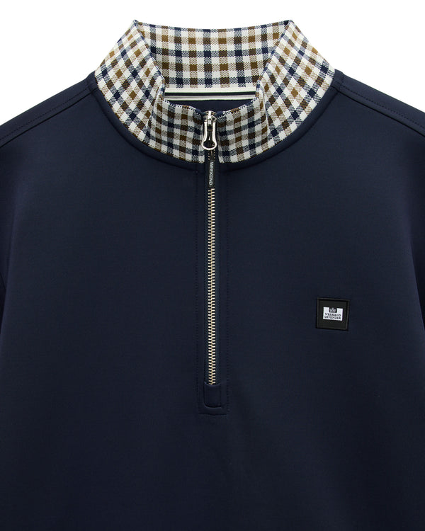 Henson Quarter Zip Sweatshirt Navy