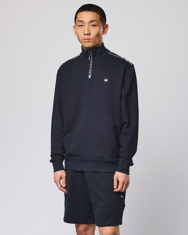Matisa Quarter Zip Sweatshirt Navy