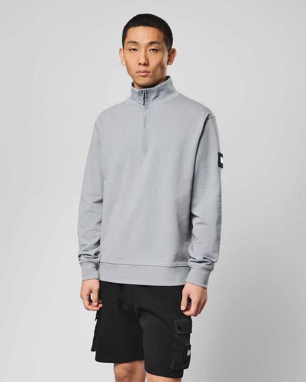 Kraviz Quarter Zip Sweatshirt Smokey Grey
