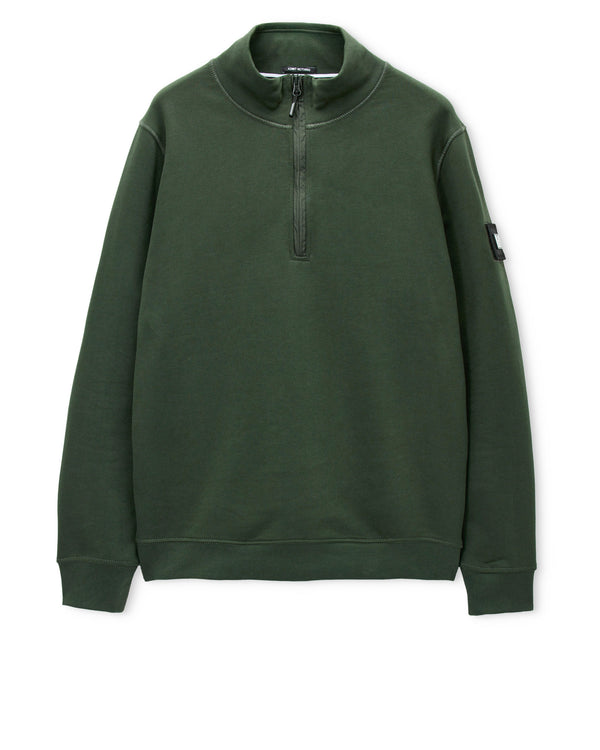 Kraviz Quarter Zip Sweatshirt Black Forest Green