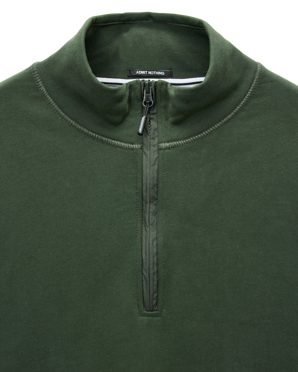 Kraviz Quarter Zip Sweatshirt Black Forest Green
