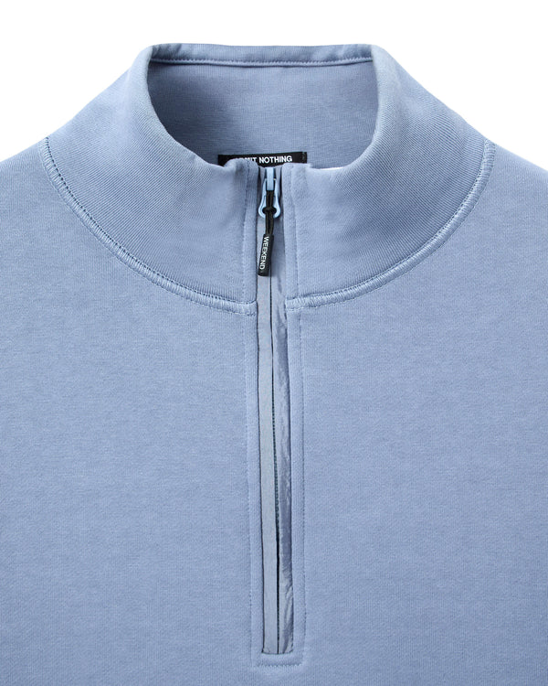 Kraviz Quarter Zip Sweatshirt Blue Shadow