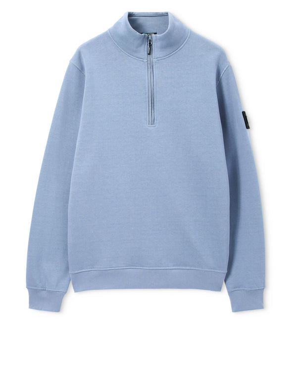 Kraviz Quarter Zip Sweatshirt Blue Shadow