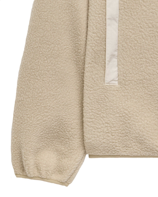 Stanier Sherpa Fleece Sweatshirt Calcium