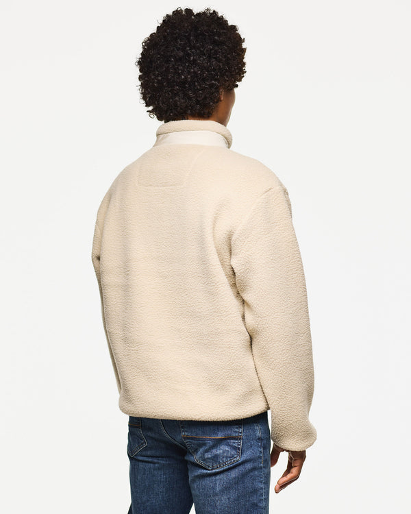 Stanier Sherpa Fleece Sweatshirt Calcium