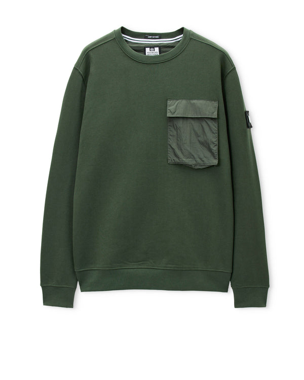 Neve Sweatshirt Black Forest Green