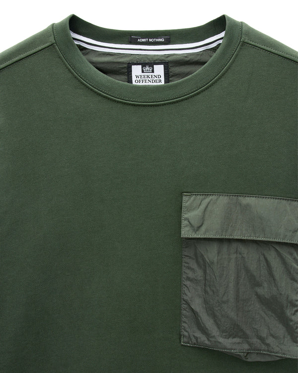 Neve Sweatshirt Black Forest Green