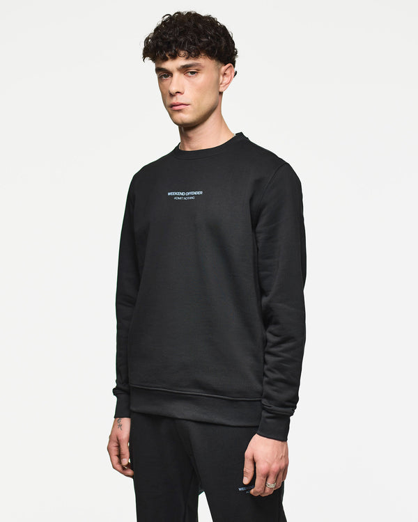 Raval Sweatshirt Black/Blue Shadow