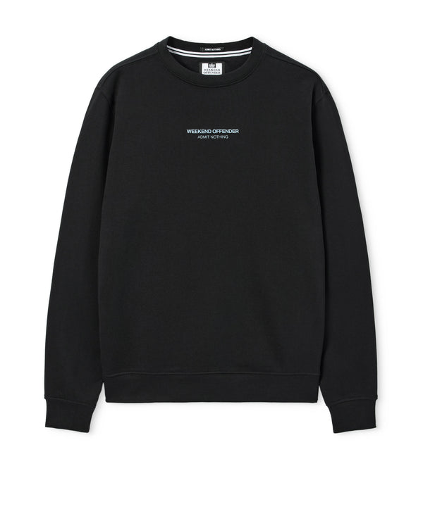 Raval Sweatshirt Black/Blue Shadow