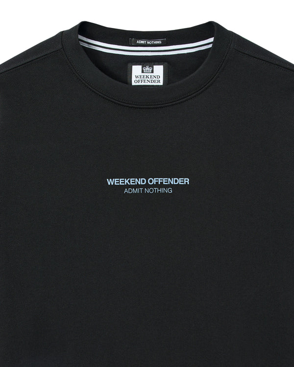 Raval Sweatshirt Black/Blue Shadow