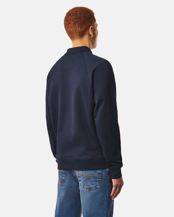 Azrou Polo-Sweatshirt Marineblau