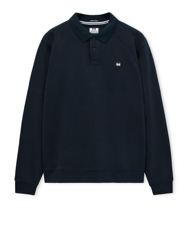 Azrou Polo-Sweatshirt Marineblau