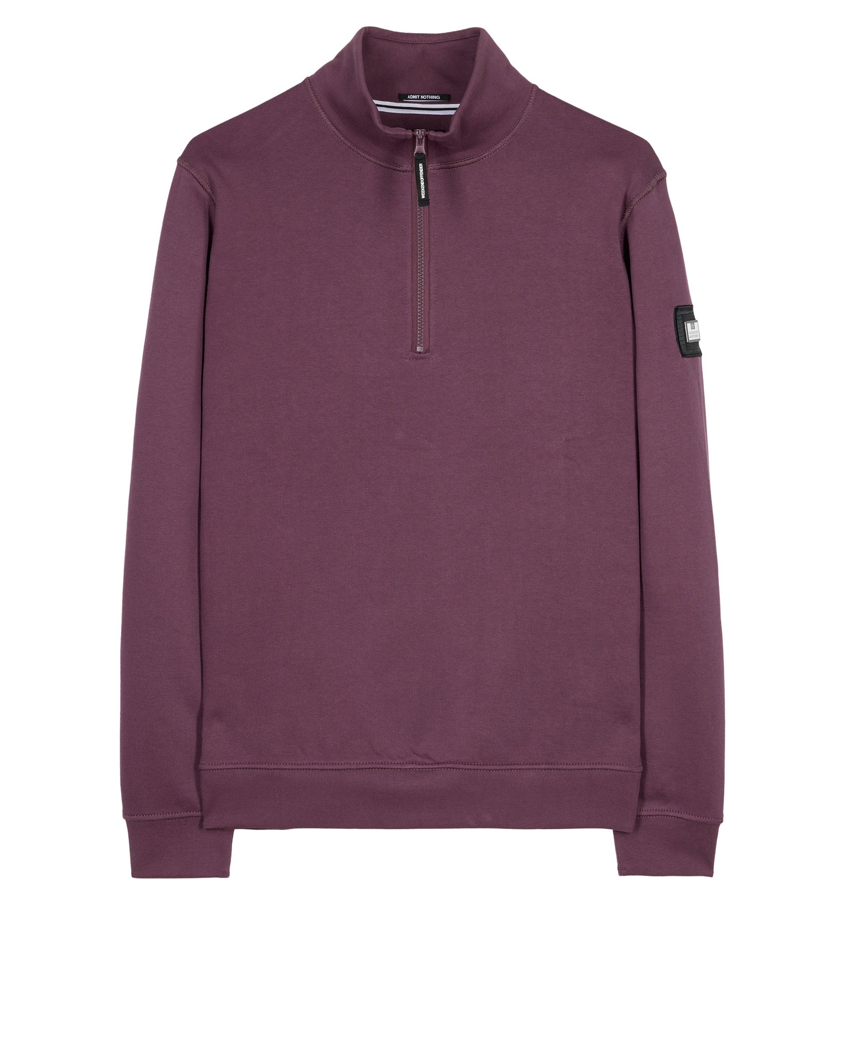 Kraviz Quarter Zip Sweatshirt Deep Plum