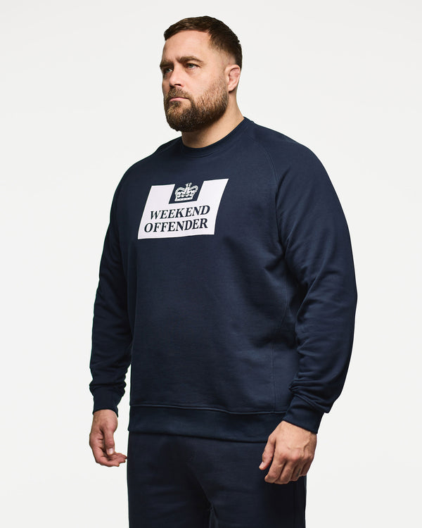 Plus Size - Penitentiary Classic Sweatshirt Navy