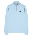 Matisa Quarter Zip Sweatshirt Winter Sky/Blue House Check