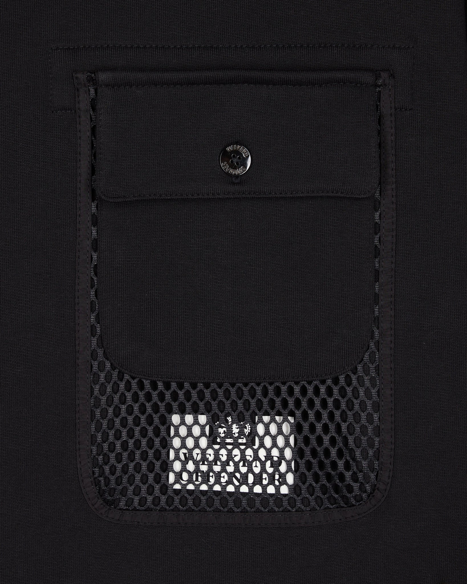 Adiel Mesh Pocket Sweatshirt Black