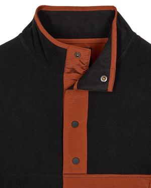 Cruz Polar Fleece Black/Orange Peel