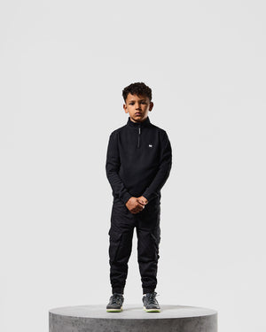 Kids Faraone Quarter Zip Sweatshirt Black