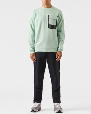 Adiel Mesh Pocket Sweatshirt Mint Tea Green