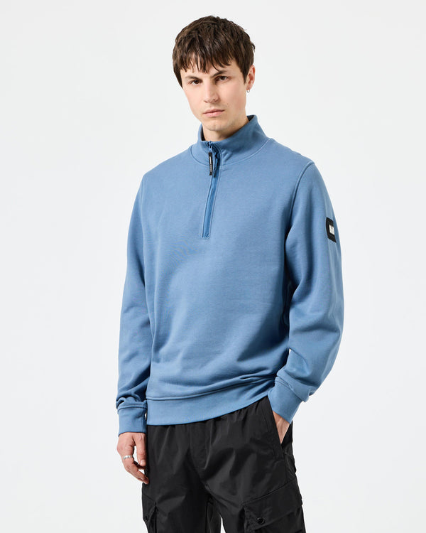 Kraviz Quarter Zip Sweatshirt Baltic Blue