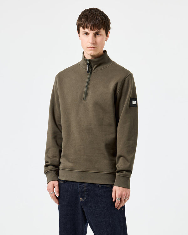 Kraviz Quarter Zip Sweatshirt Castle Green