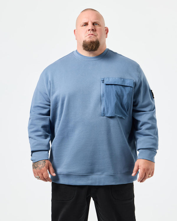 Plus Size - Neve Sweatshirt Baltic Blue