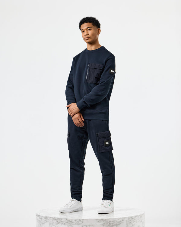 Lippi Cargo Jogger Pants Navy