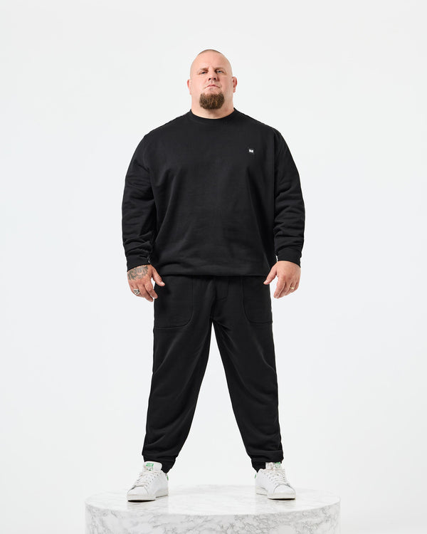 Plus Size - Vega Sweatshirt Black/Mid House Check