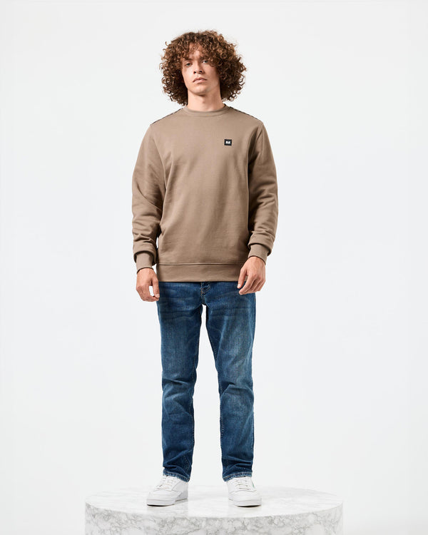 Vega Sweatshirt Mocha Brown/Mid House Check