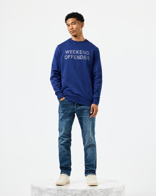 Warwick Sweatshirt Bright Navy/Mid House Check