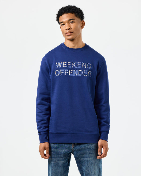 Warwick Sweatshirt Bright Navy/Mid House Check