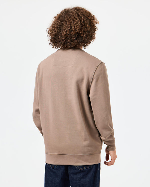 Warwick Sweatshirt Mocha Brown/Mid House Check