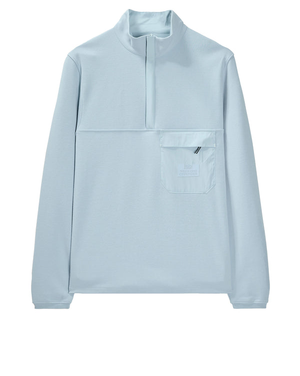 Chimeri Quarter Zip Sweatshirt Arctic Blue