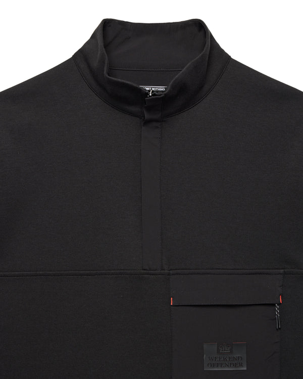 Chimeri Quarter Zip Sweatshirt Black