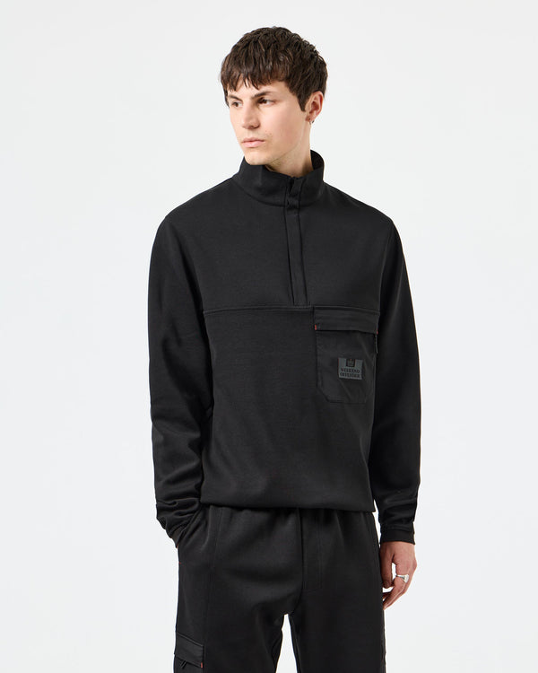 Chimeri Quarter Zip Sweatshirt Black