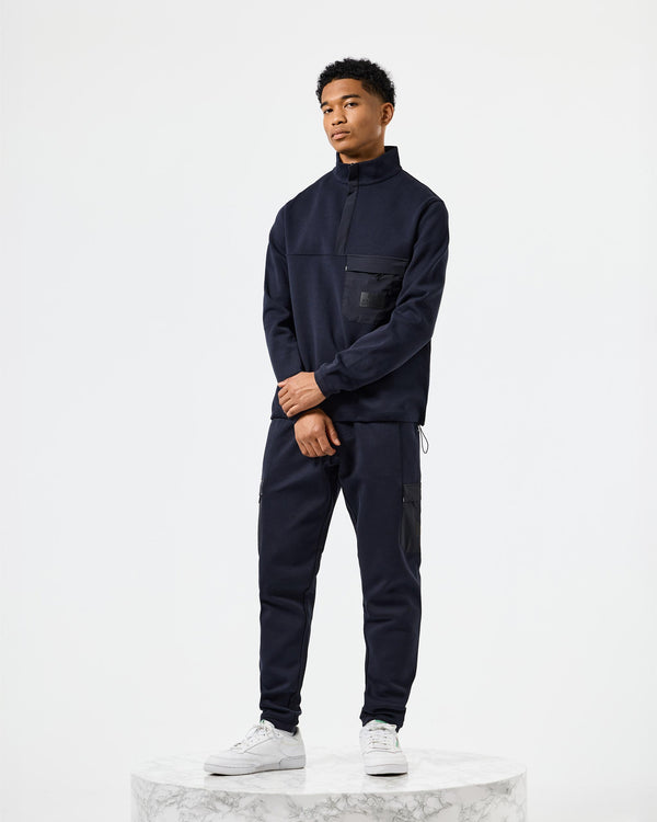 Chimeri Quarter Zip Sweatshirt Navy