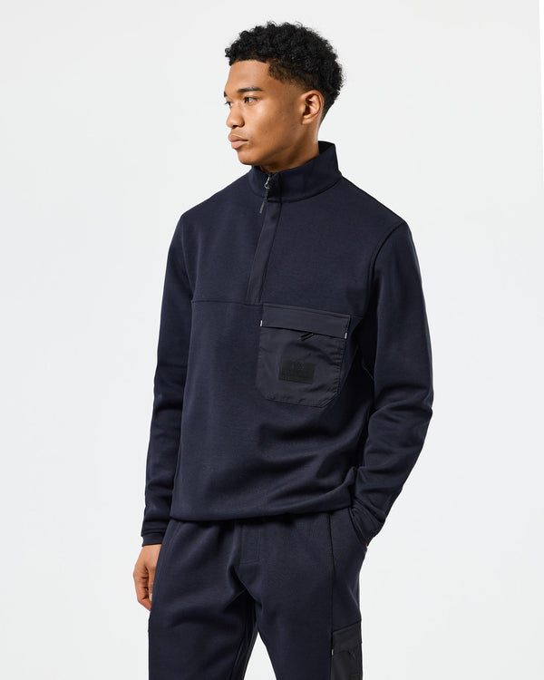 Chimeri Quarter Zip Sweatshirt Navy