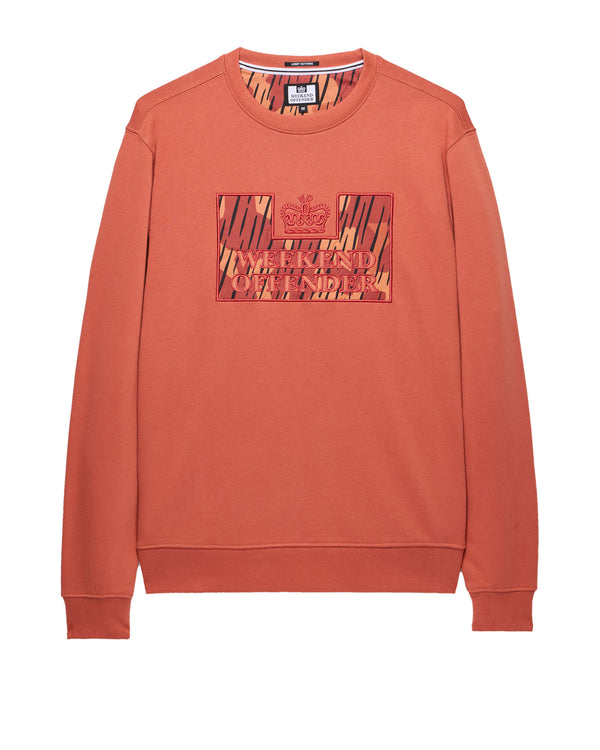 Villota Camo Sweatshirt Uluru Orange Rain Camo