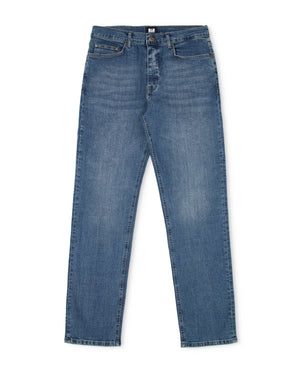 Straight Fit Denim Jeans Washed Vintage