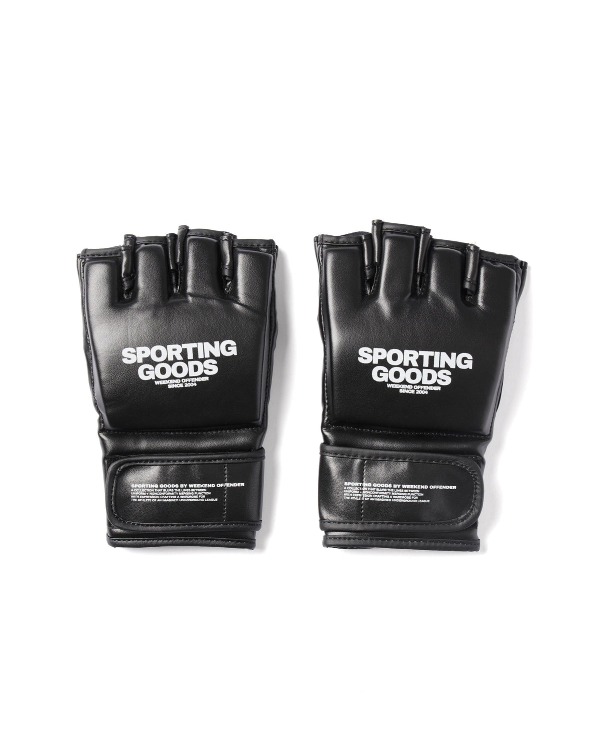 Sporting Goods MMA Gloves Black