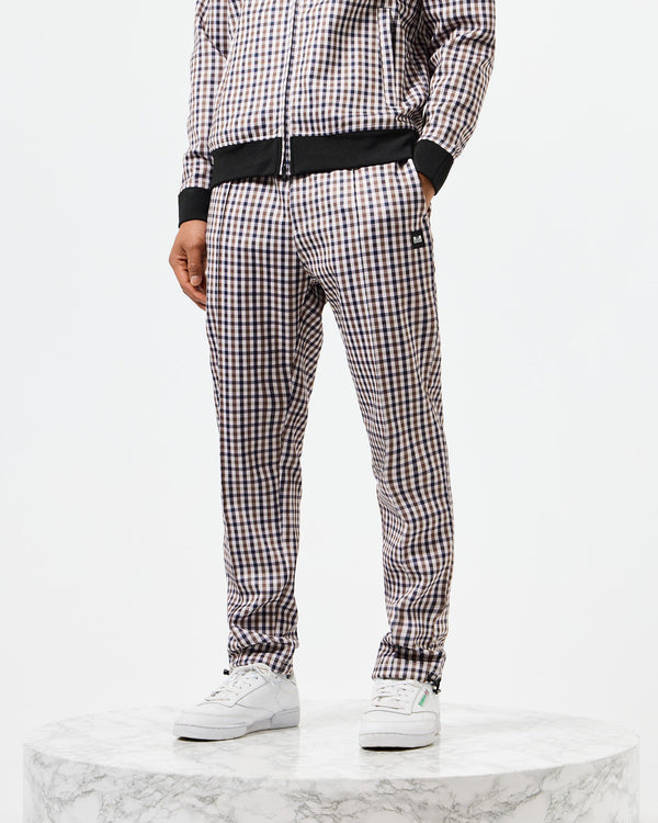 Seikaly Tricot Track Bottoms Mid House Check