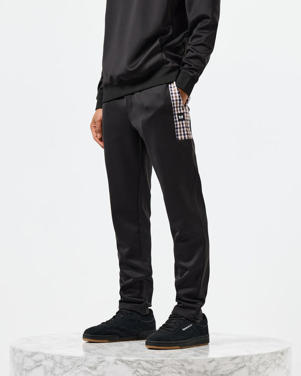 Campos Tricot Track Pants Black/Mid House Check