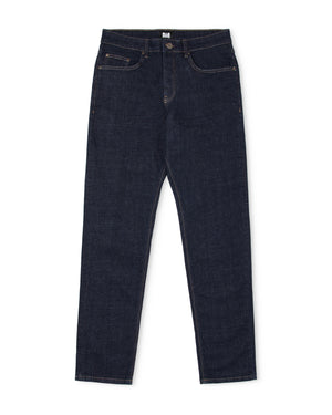 Tapered Fit Denim Jeans Dark Rinse