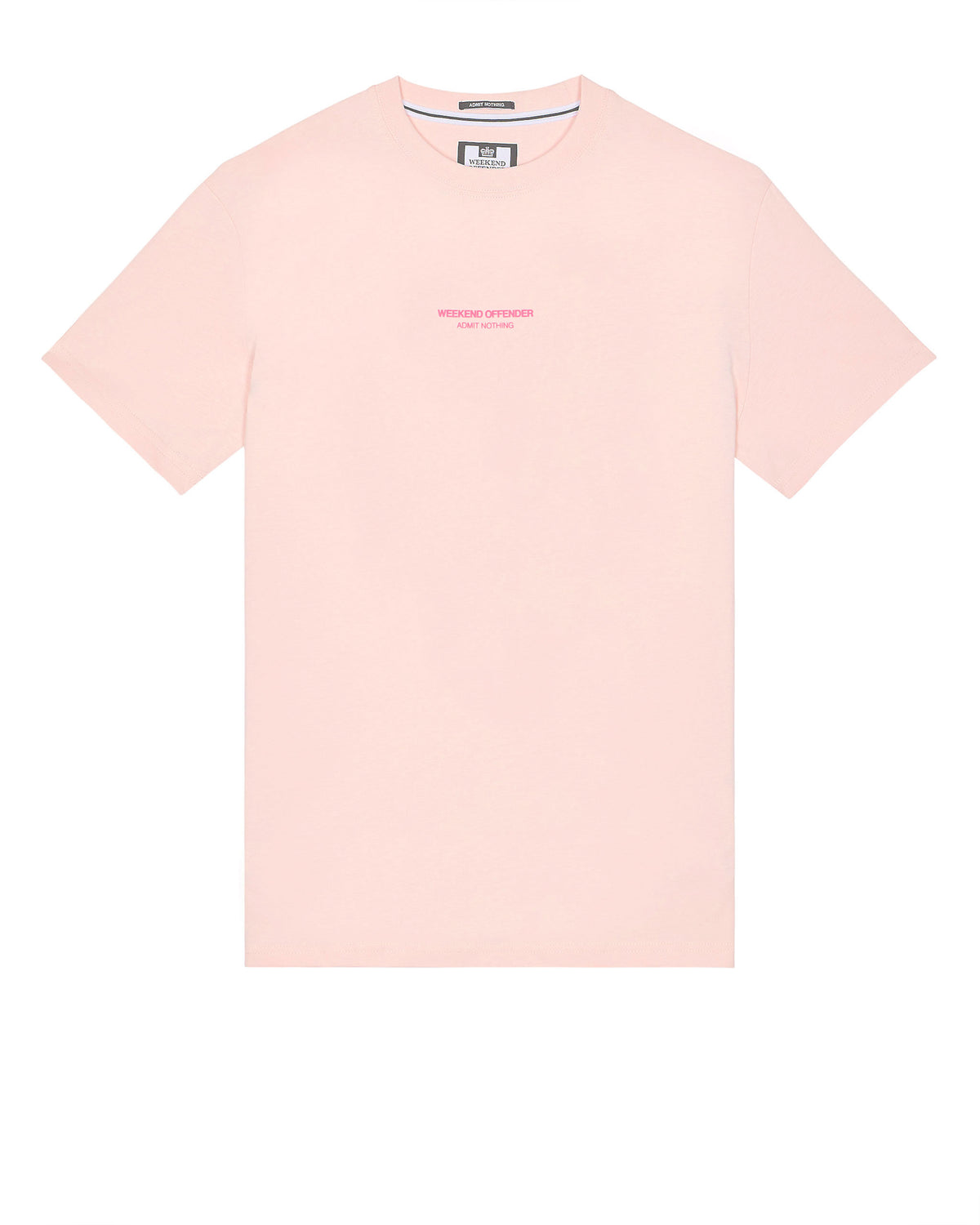 Millergrove T-Shirt Pale Blush Pink/Candy Pink