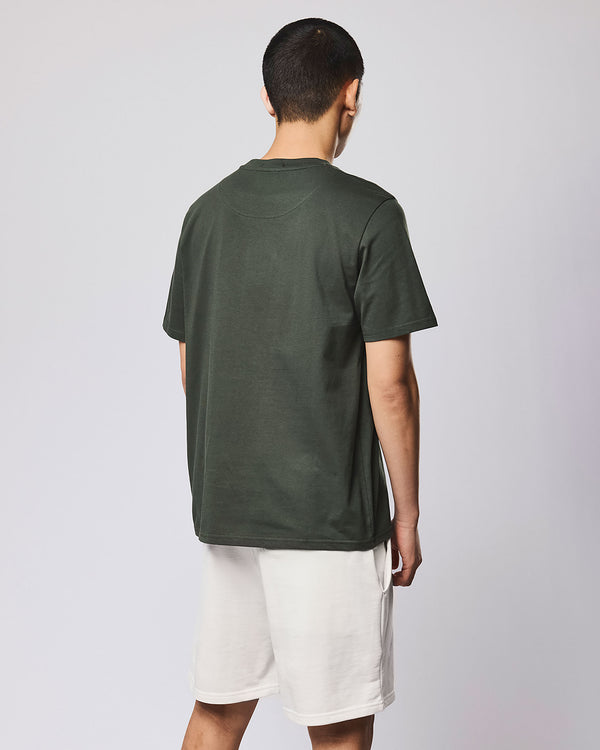 Brooklands T-Shirt Black Forest Green