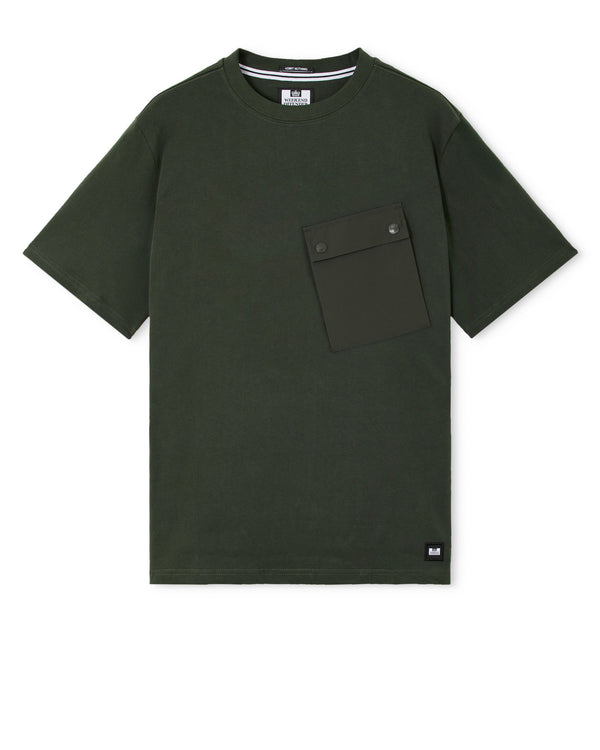 Adrar T-Shirt Black Forest Green